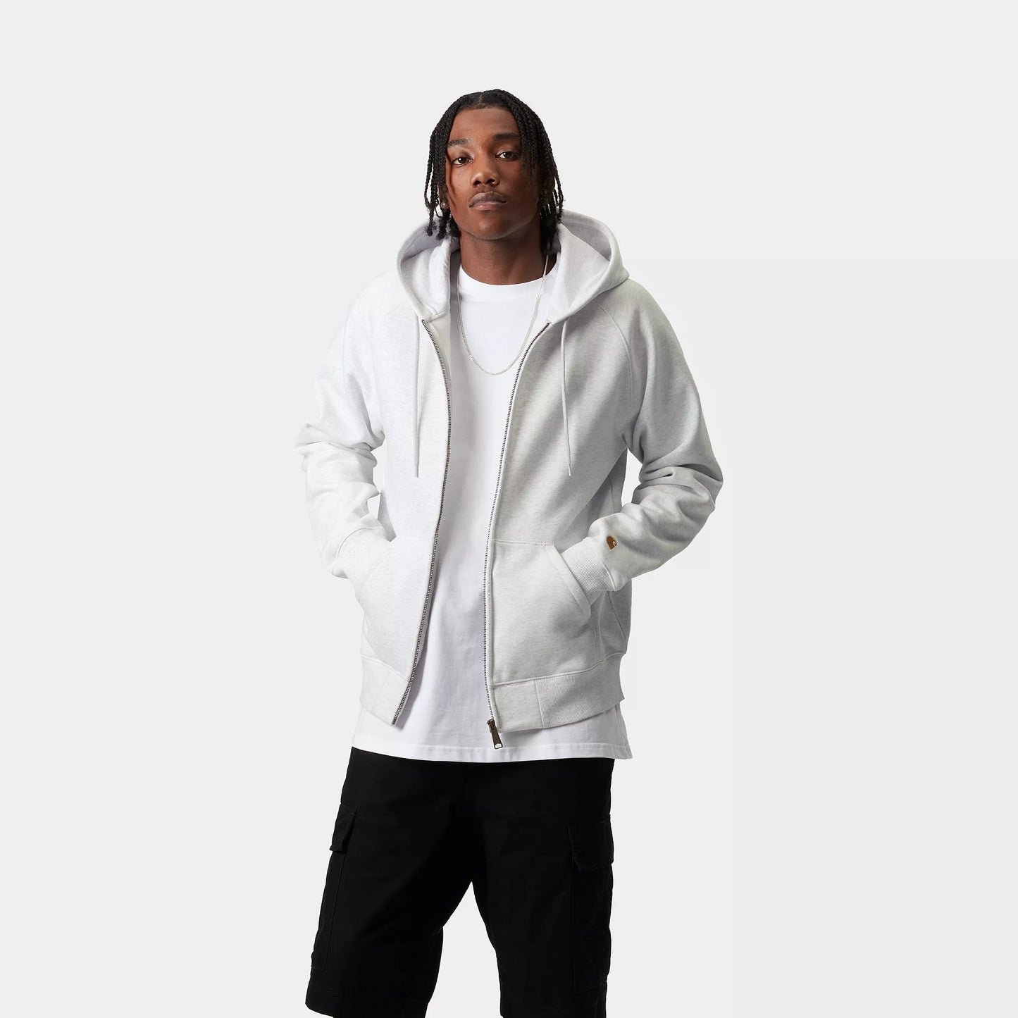 Hooded Chase Jacket Ash Heather