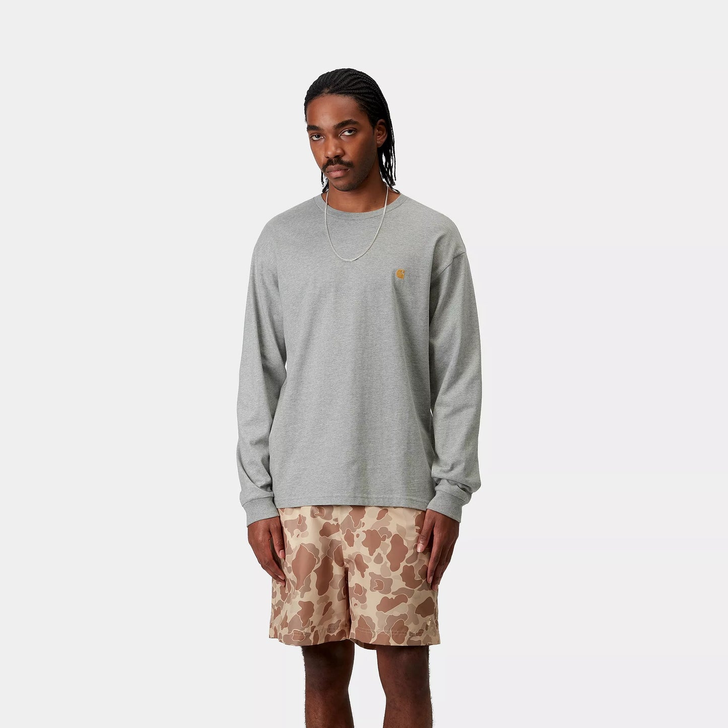 L/S Chase T-Shirt Grey Heather