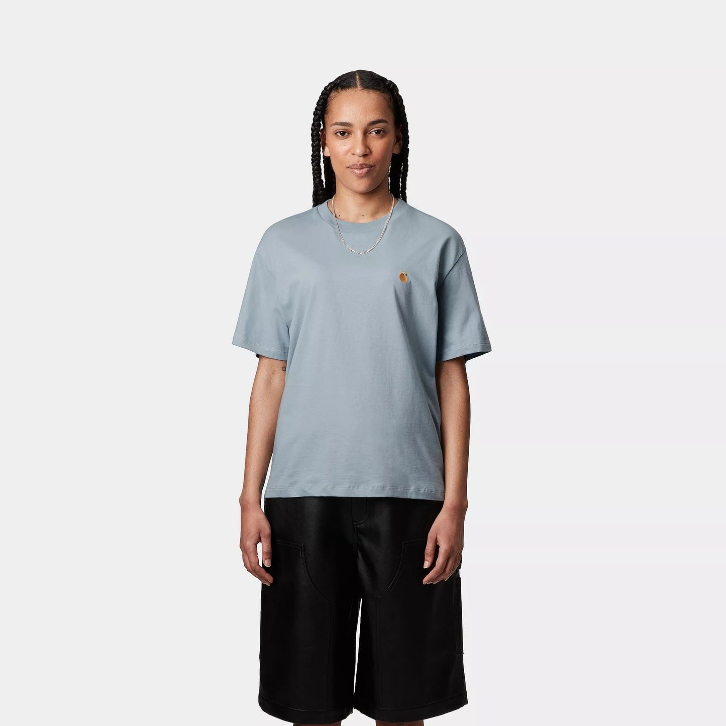 W S/S Chase T-Shirt Frosted Blue