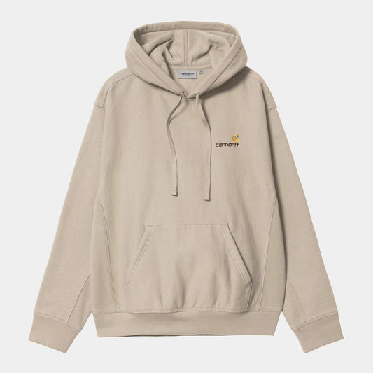 Hooded American Script Sweat Fleur De Sel