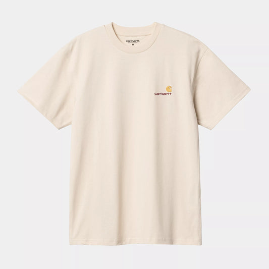 S/S American Script T-Shirt Natural