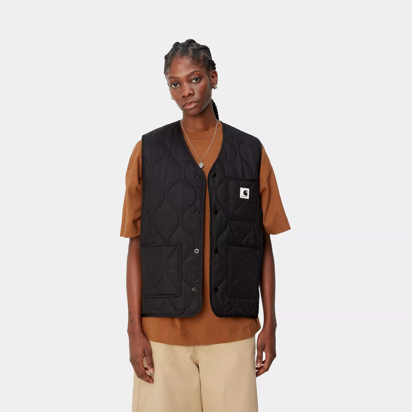 W Skyler Vest Black