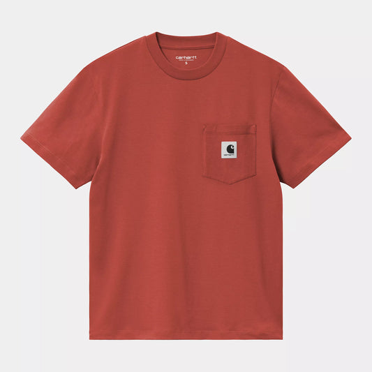 W S/S Pocket T-Shirt Vermillion
