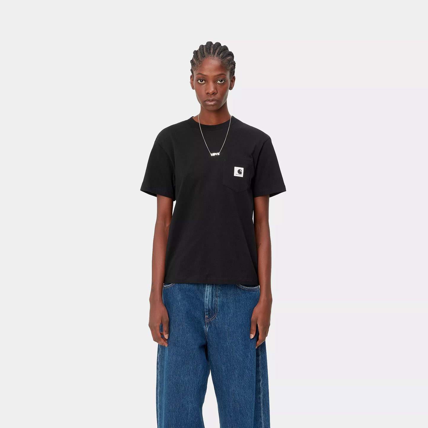 W S/S Pocket T-Shirt Black