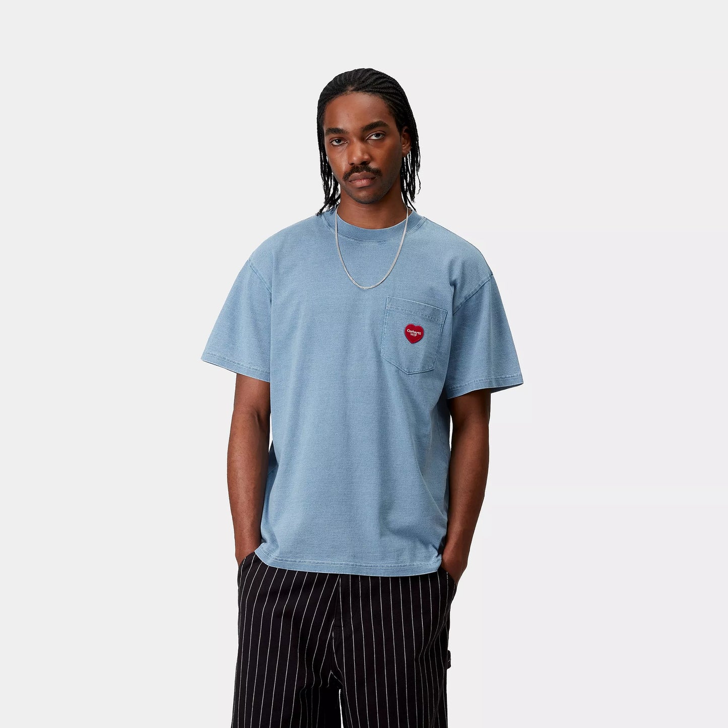 S/S Ingo Pocket T-Shirt Light Blue