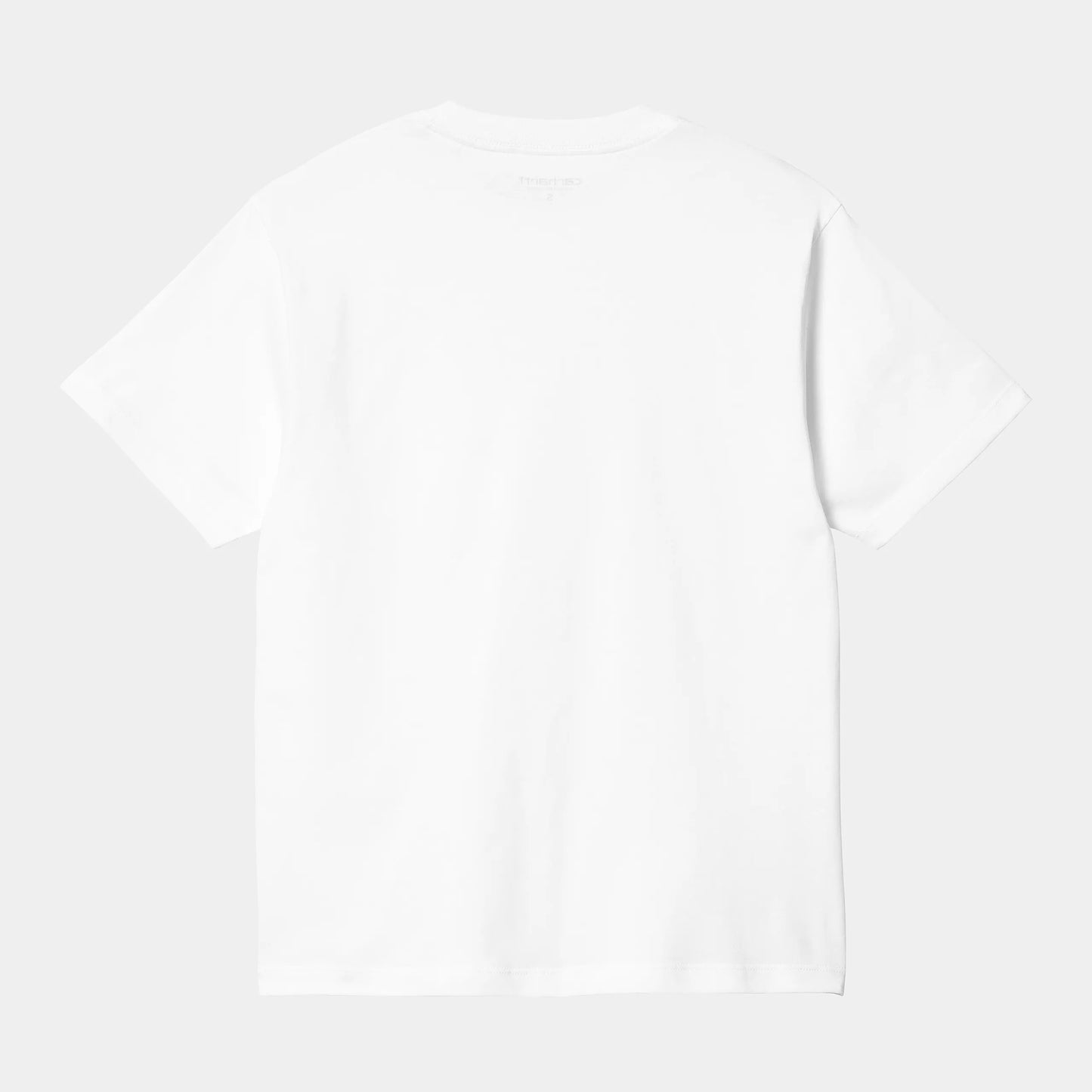 W S/S Pocket T-Shirt Heart White/Red