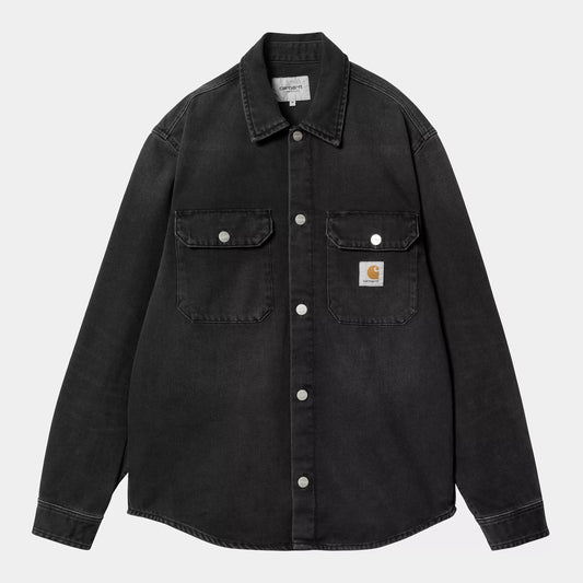 Harvey Shirt Jacket Black Stone Wash