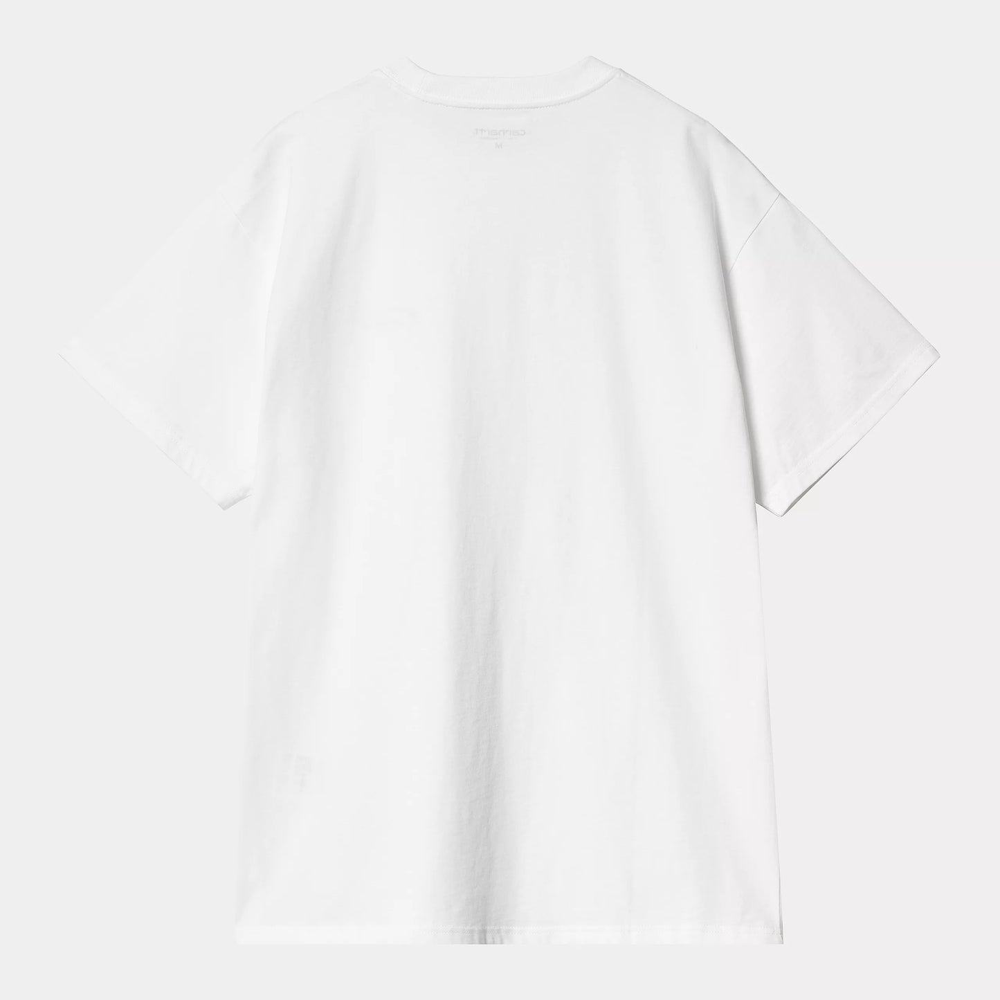 S/S Script Embroidery T-Shirt White