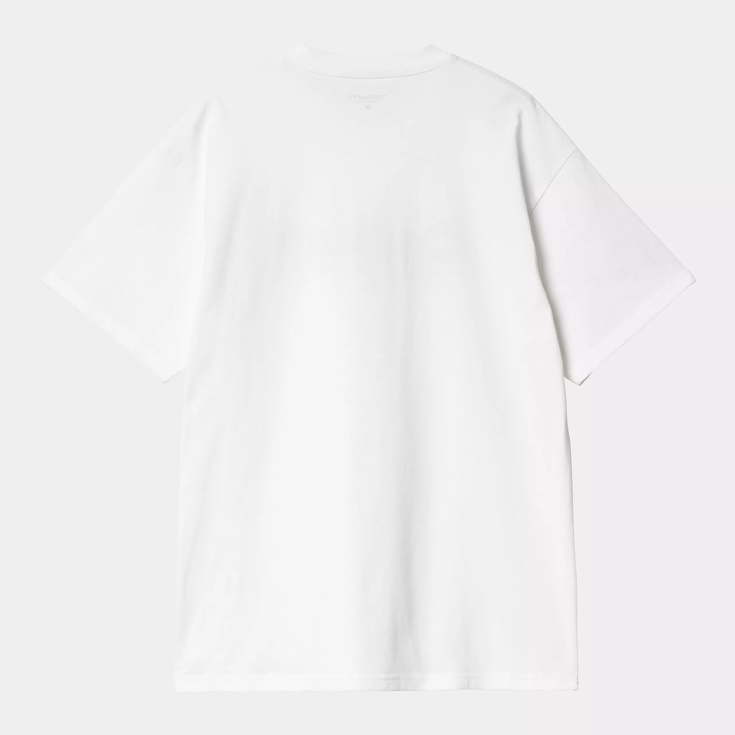 S/S Label Script T-Shirt White