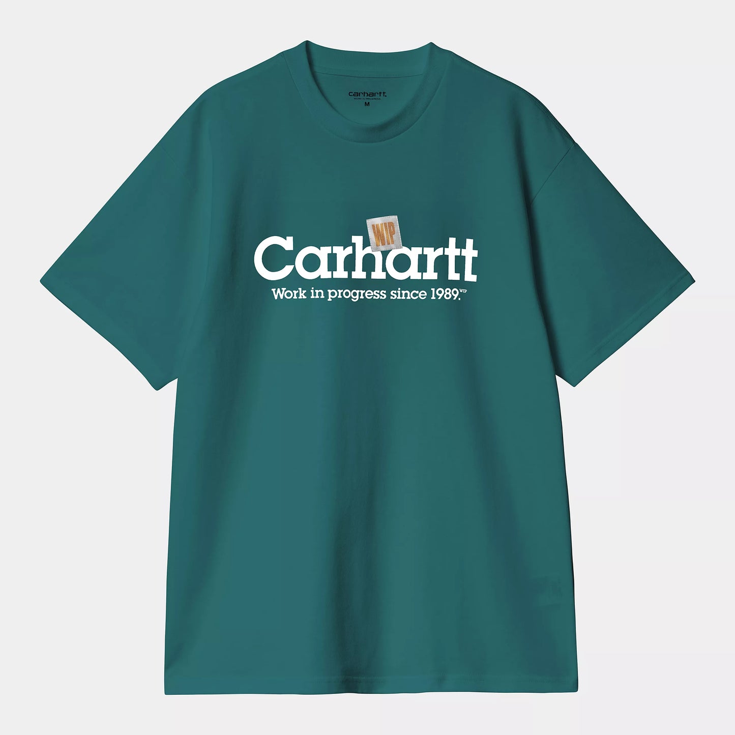 S/S Label Script T-Shirt Malachite