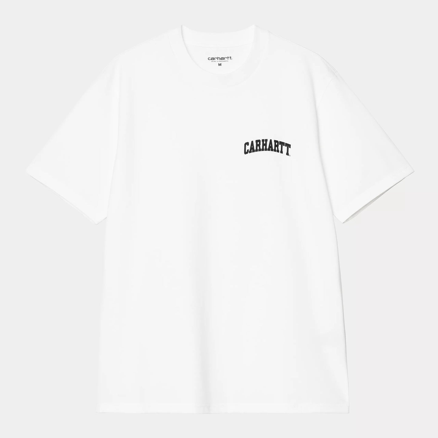 S/S University Script T-Shirt White