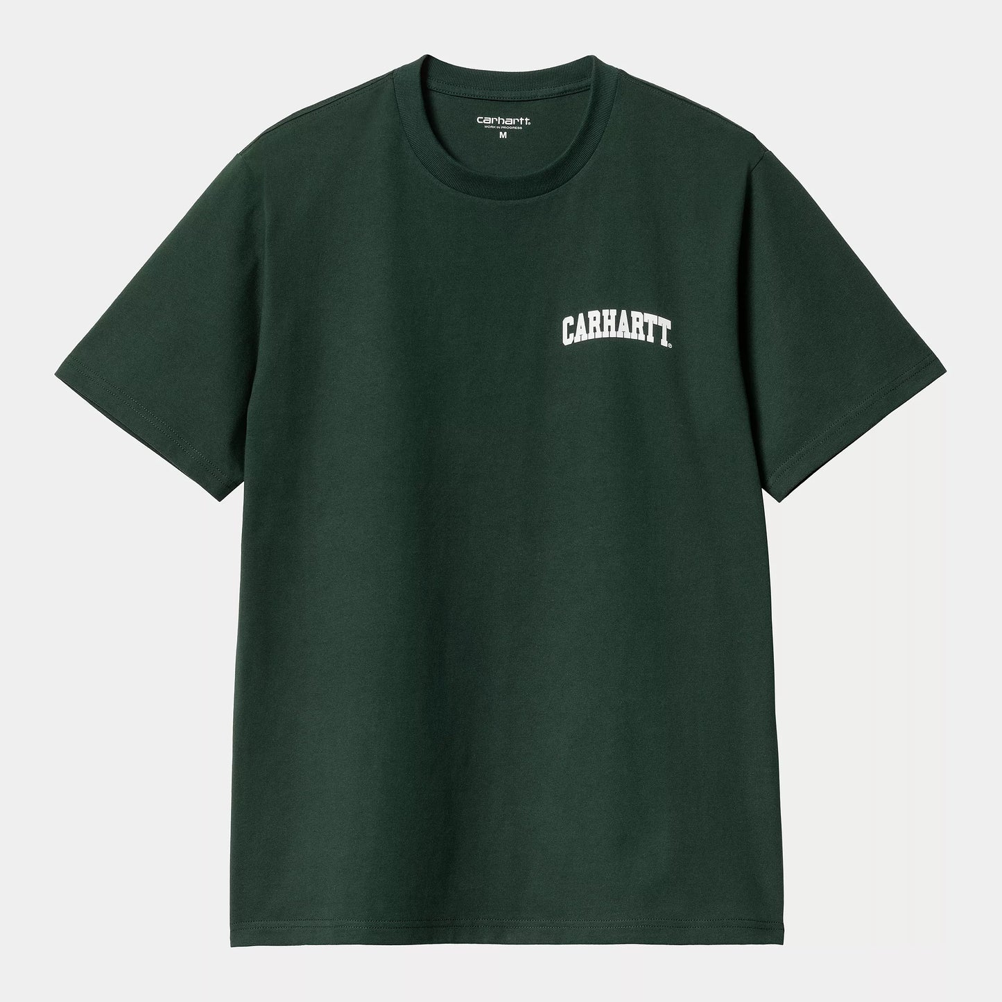 S/S University Script T-Shirt Conifer