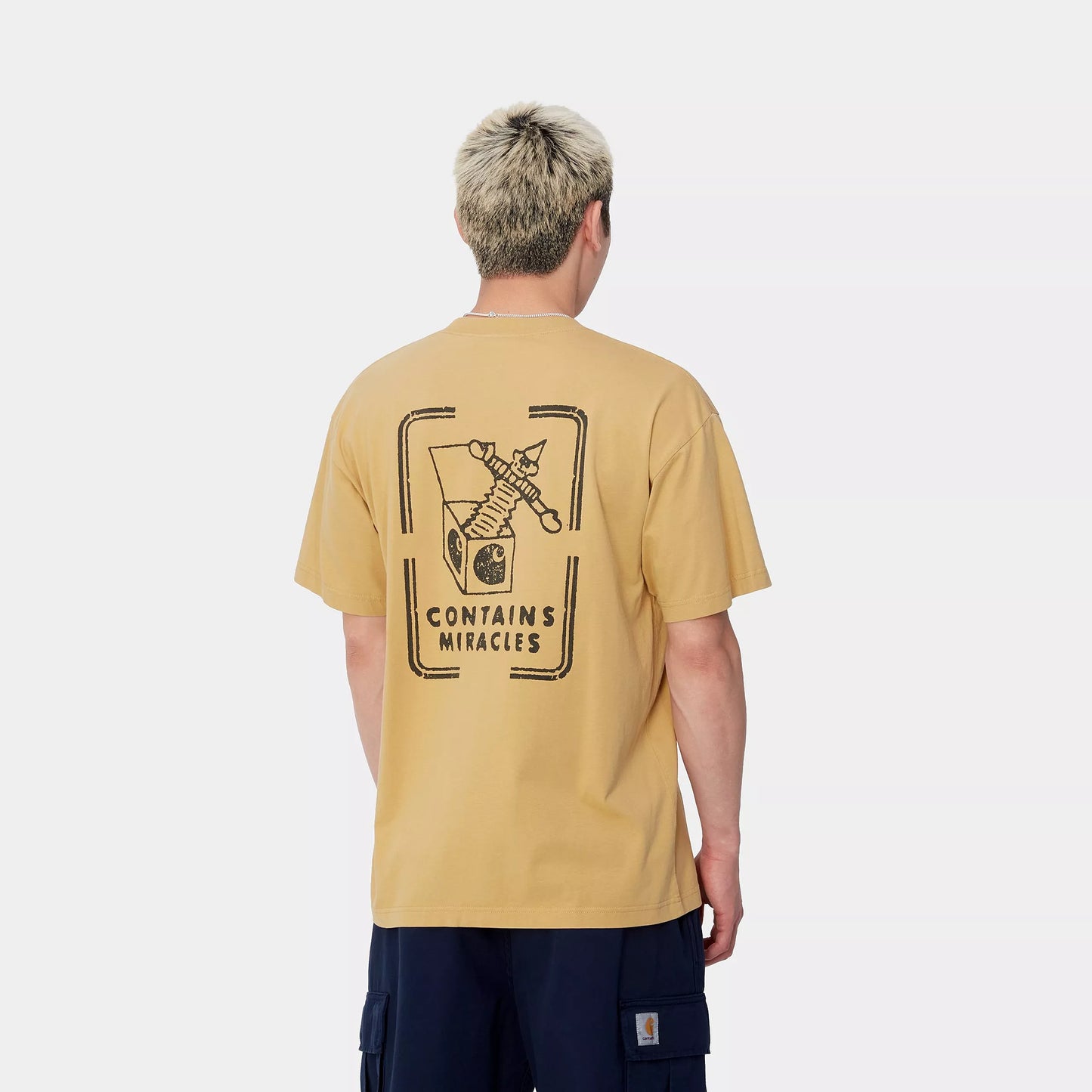 S/S Stamp T-Shirt Bourbon