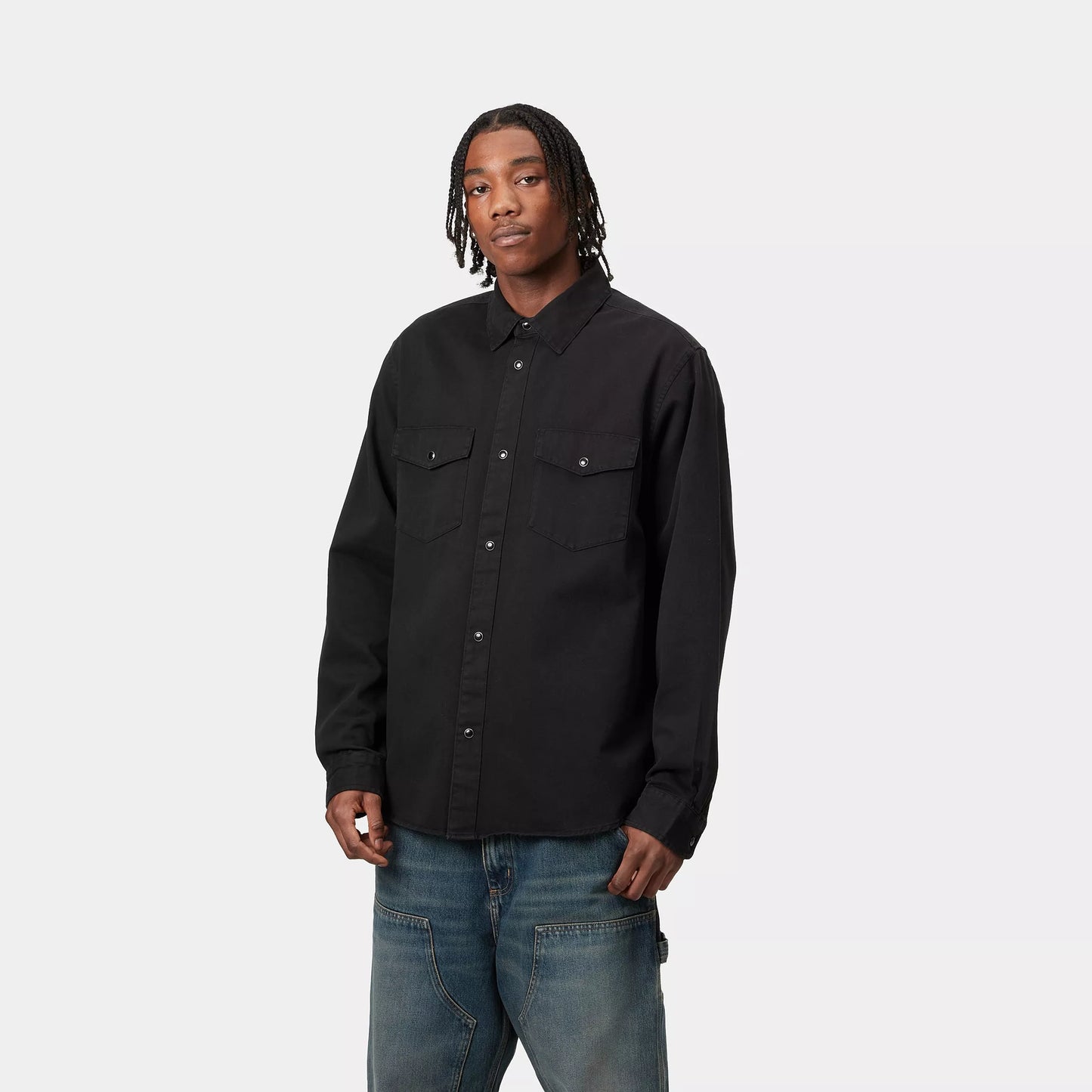 L/S Santa Fe Shirt Black