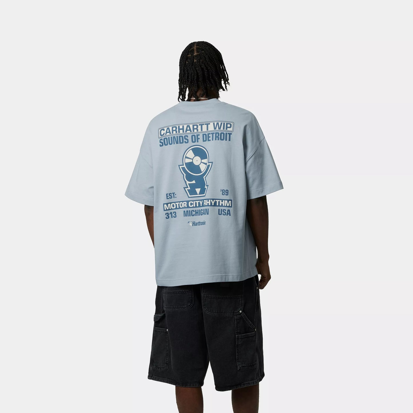 S/S Harttronix T-Shirt Frosted Blue