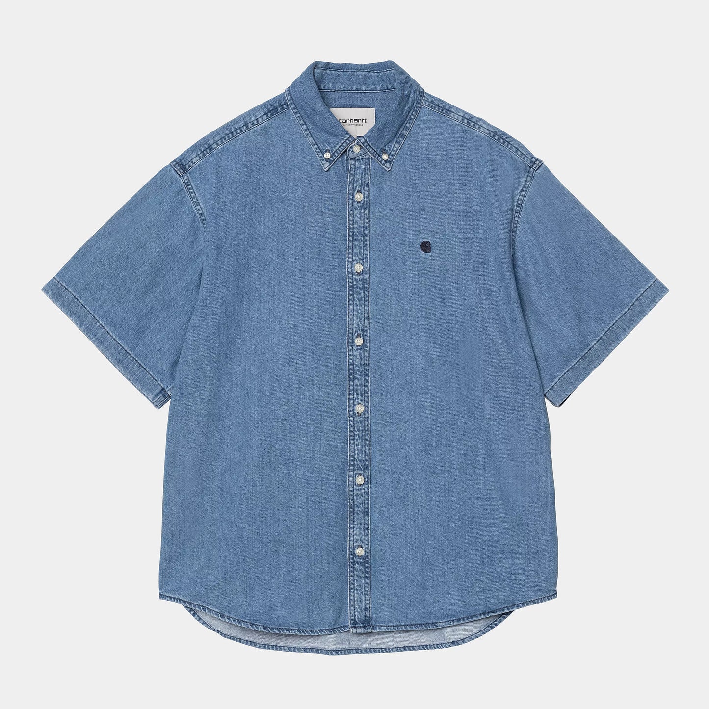 S/S Lucas Shirt Blue Stone