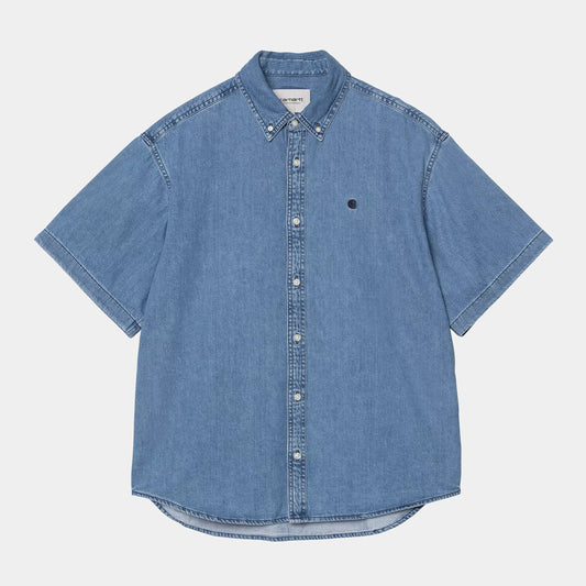 S/S Lucas Shirt Blue Stone