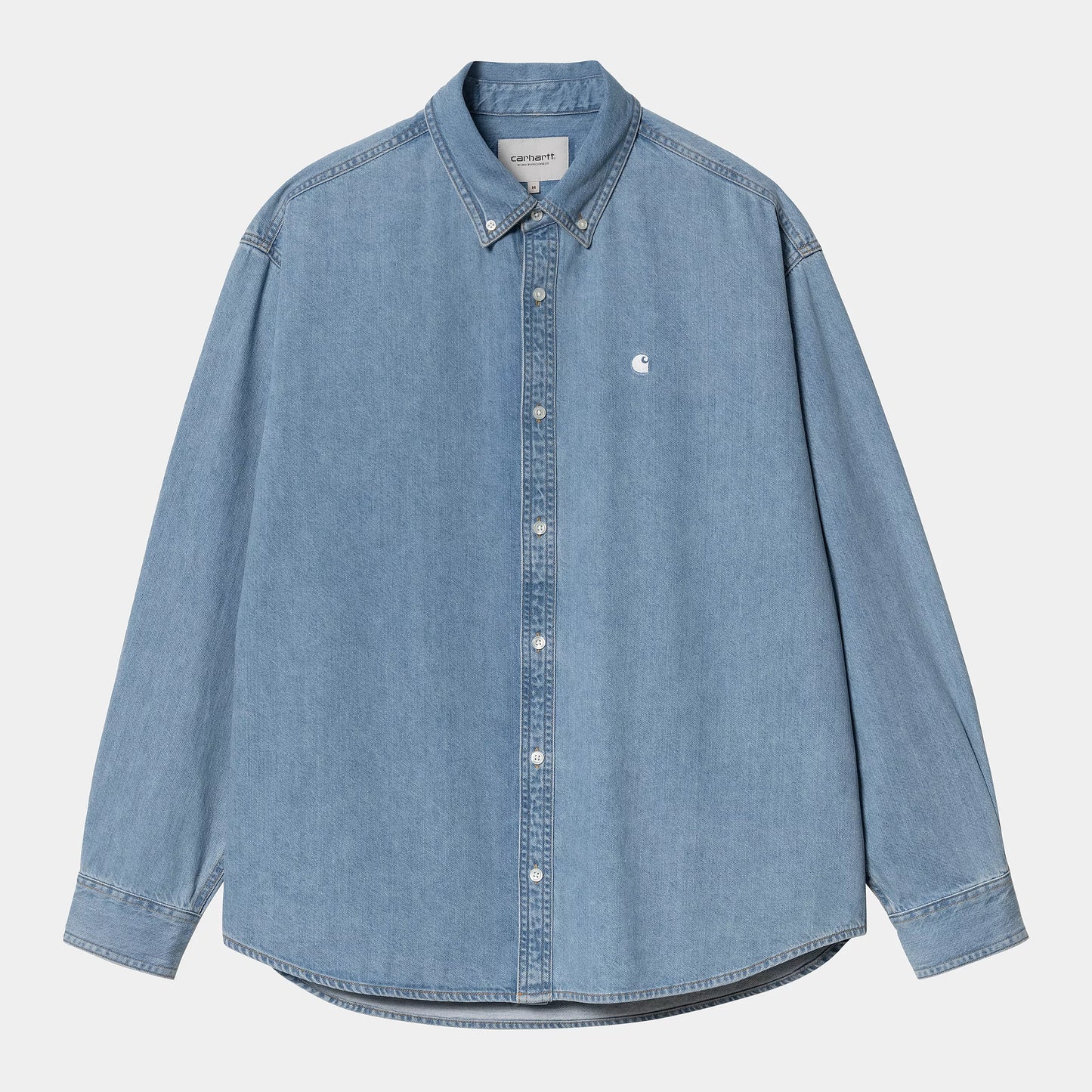 L/S Lucas Shirt Blue Bleached