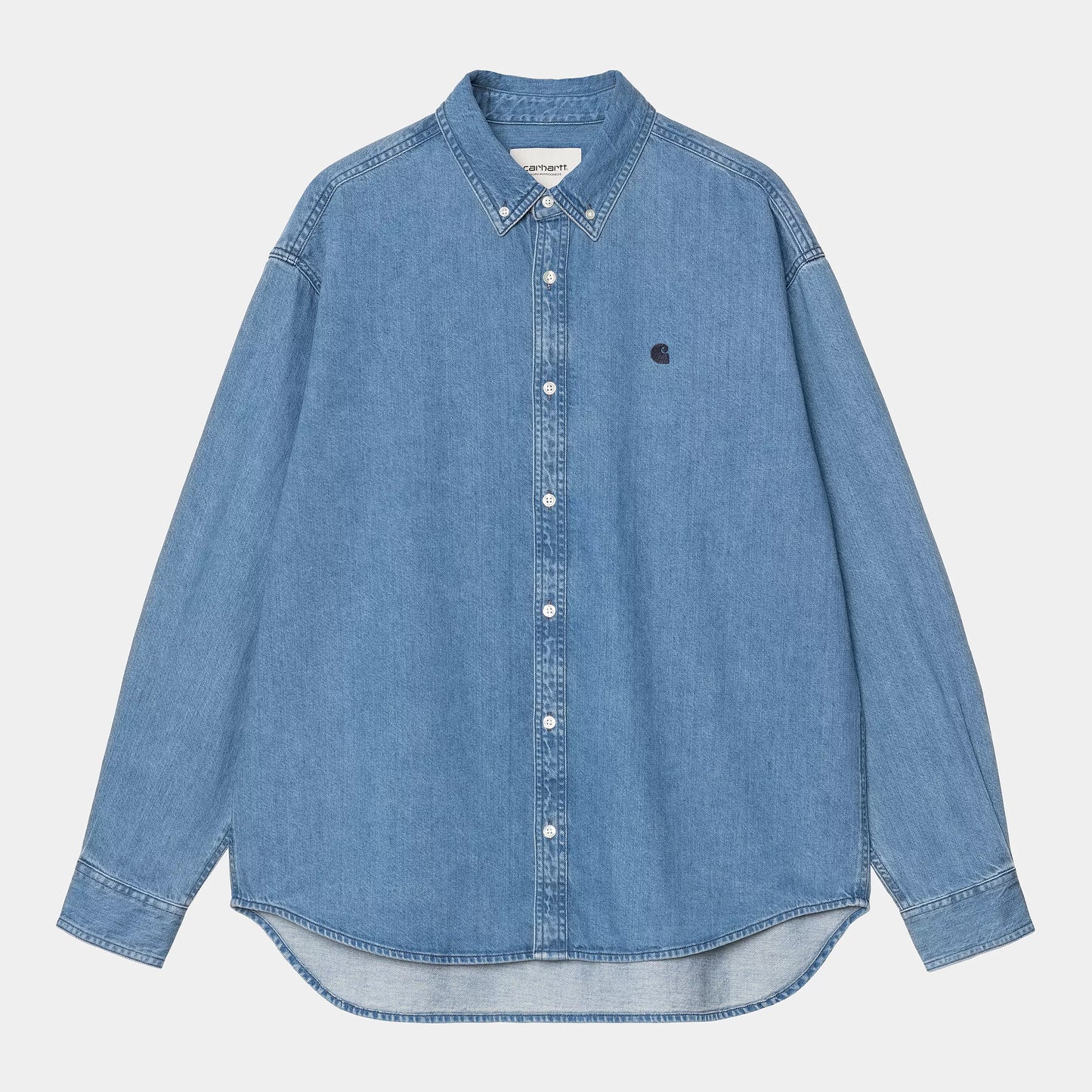 L/S Lucas Shirt Blue Stone