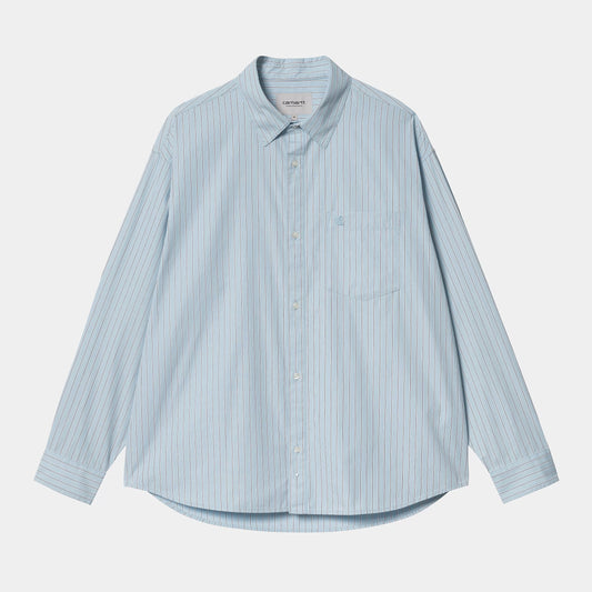 L/S Notus Shirt Stripe Bluebird
