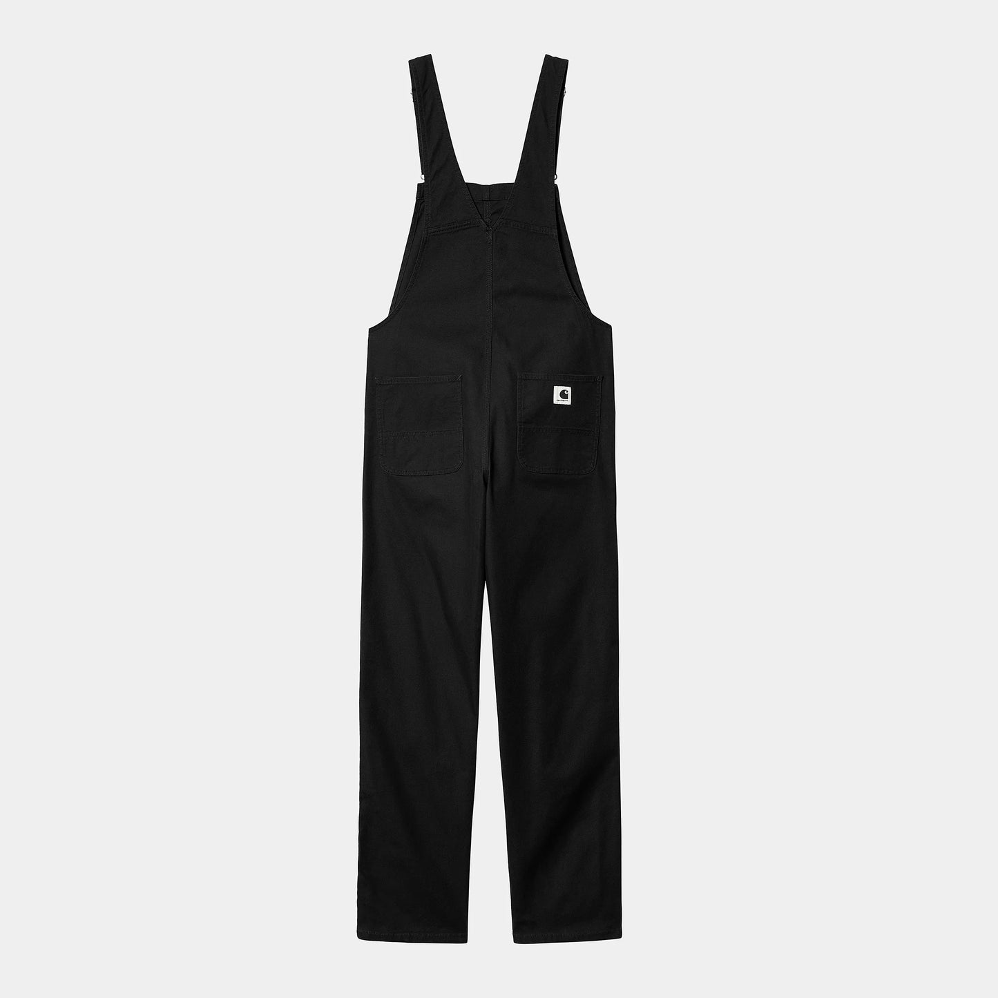 W Bib Overall Straight Black