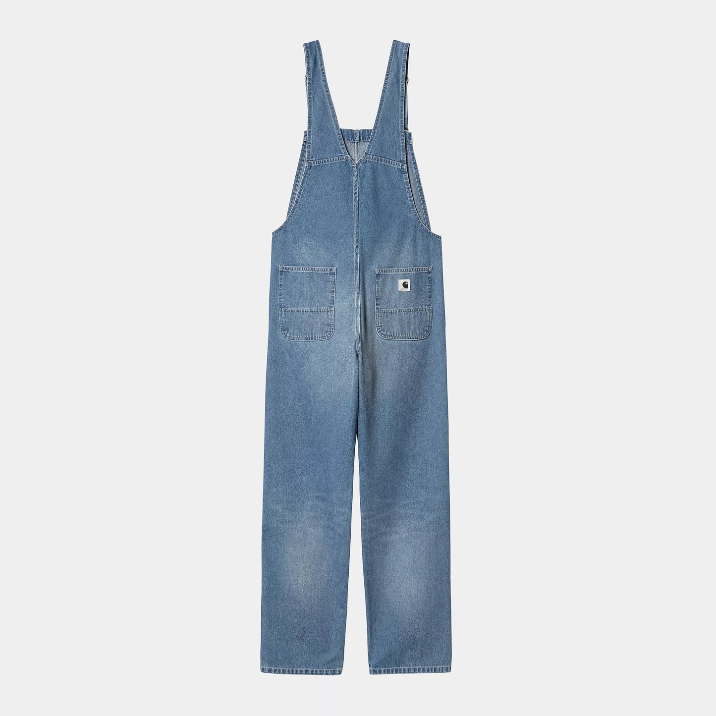 W Bib Overall Straight Blue Light TW