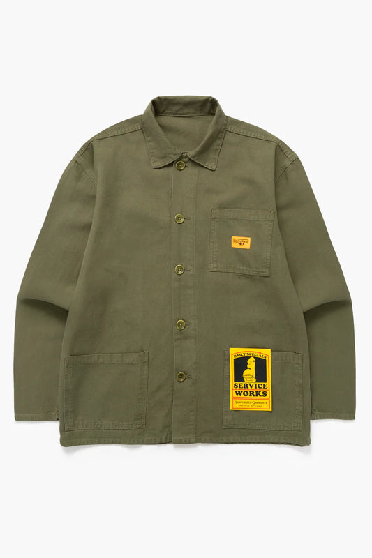 Canvas Chore Shirt Olive