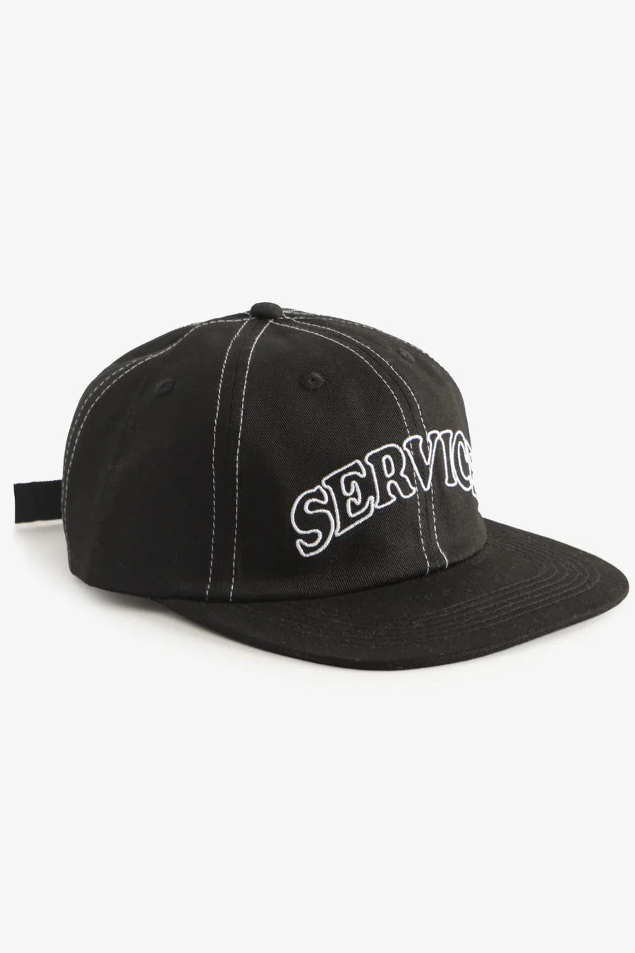 Arch Logo Contrast Stitch Black