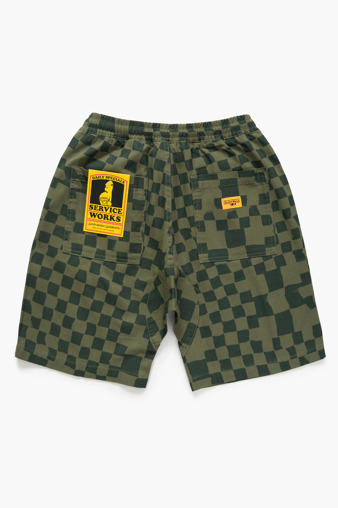 Printed Chef Short Olive