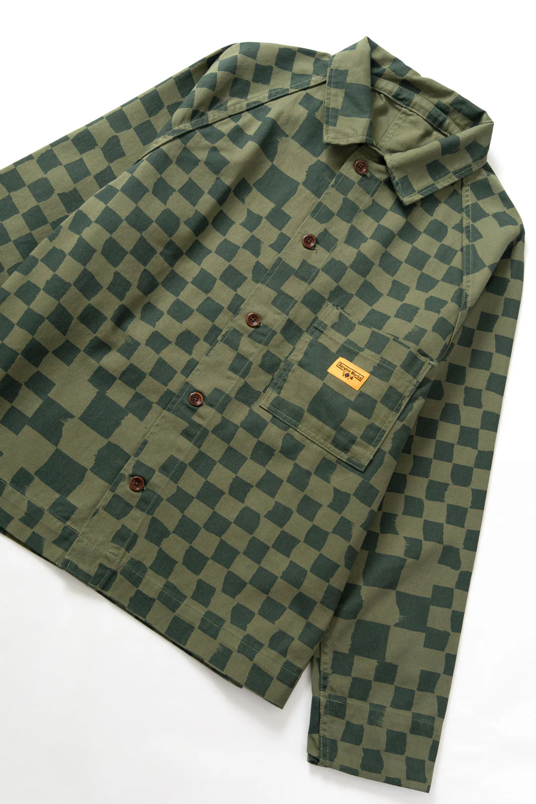 Drill Printed Foh Olive