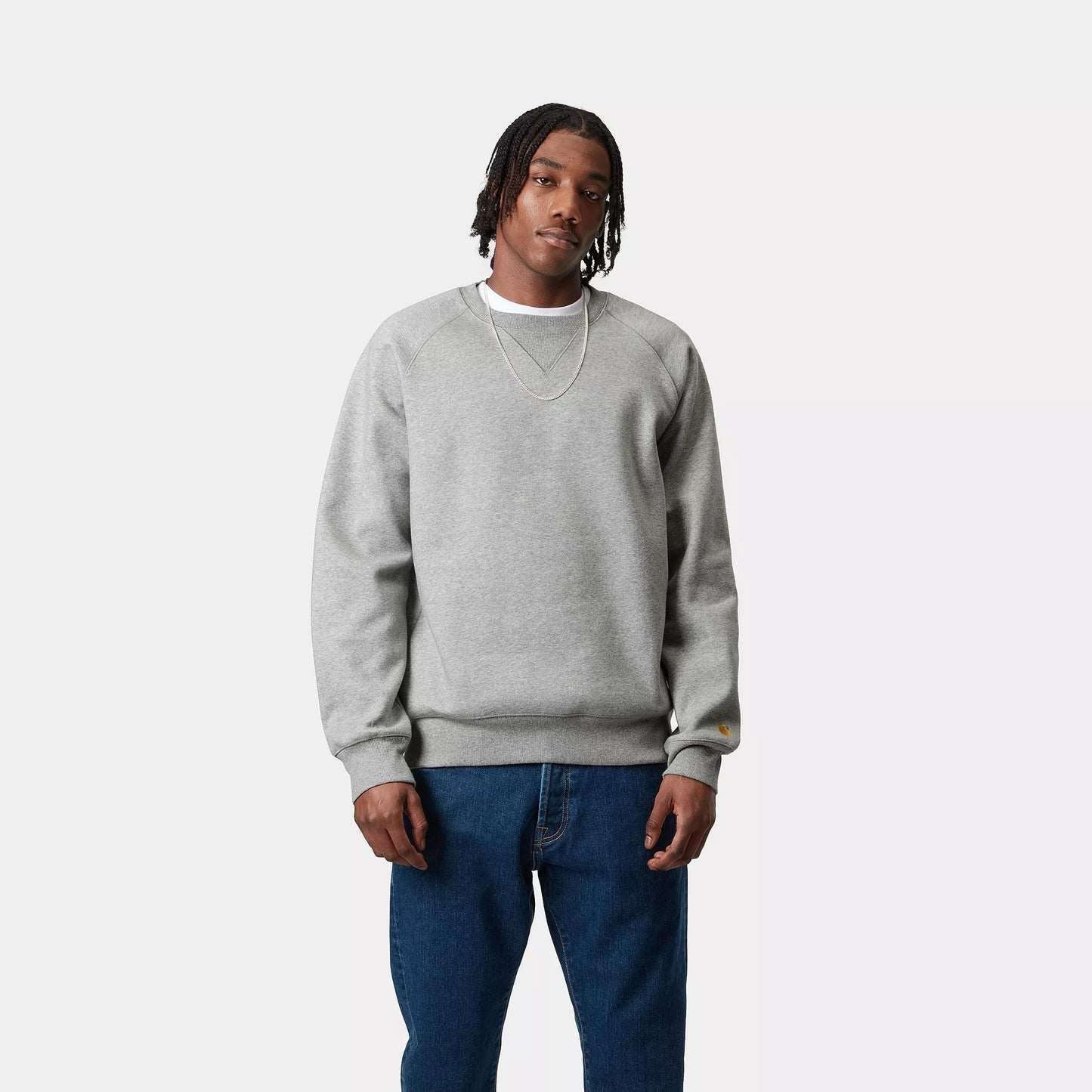 Chase Sweat Crewneck Grey Heather